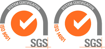 Logotipos Certificaciones SGS ISO 9001 y 14001